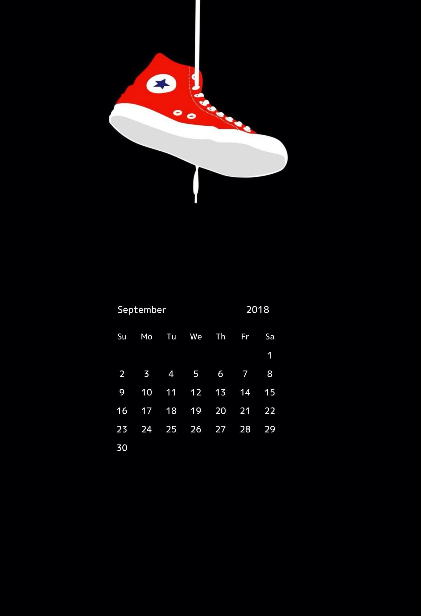 Free September 2018 Iphone Wallpaper September Calendar, - Phone Calendar September 2018 - HD Wallpaper 