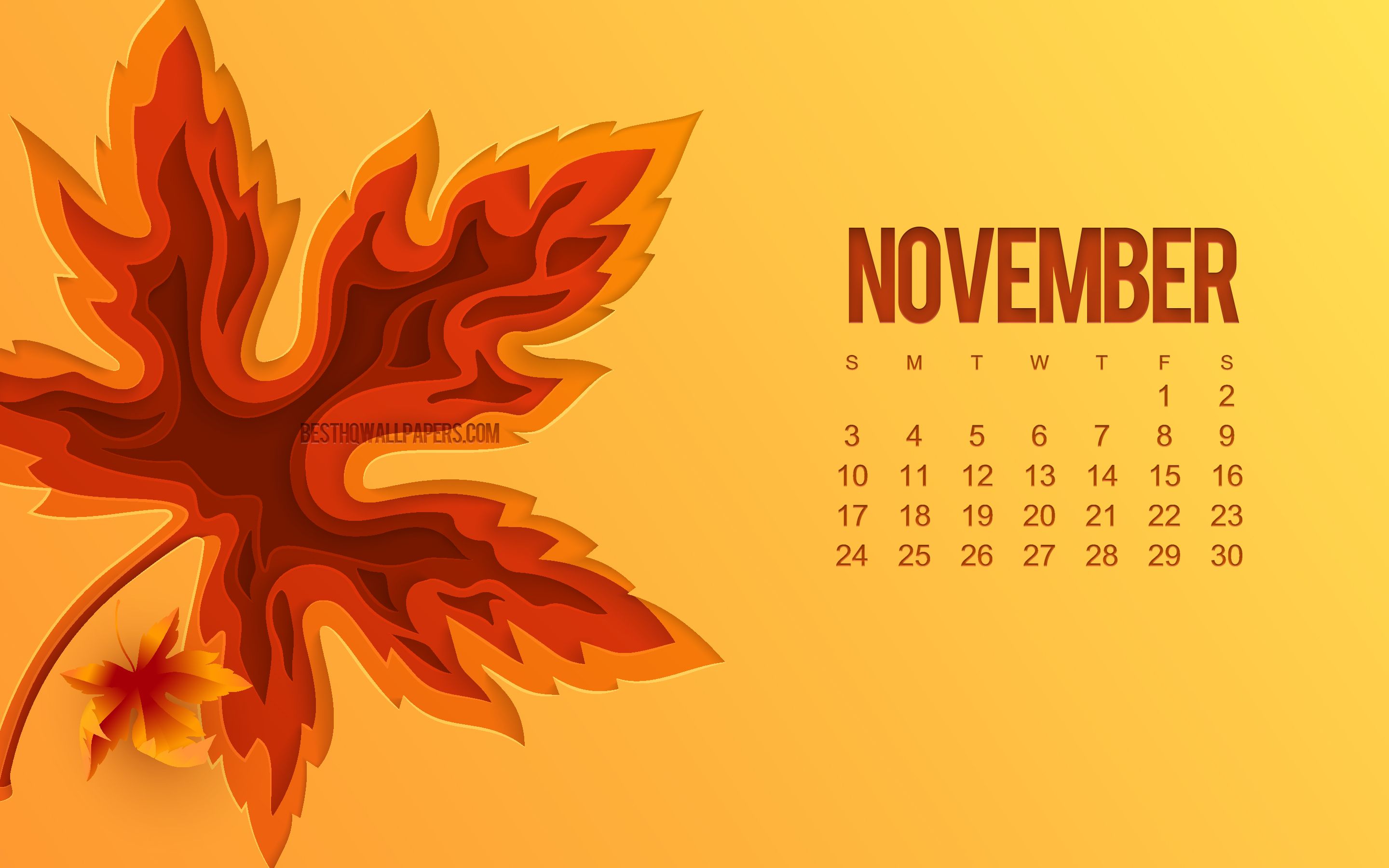 November Wallpaper Desktop - November 2019 Calendar Wallpaper Desktop - HD Wallpaper 