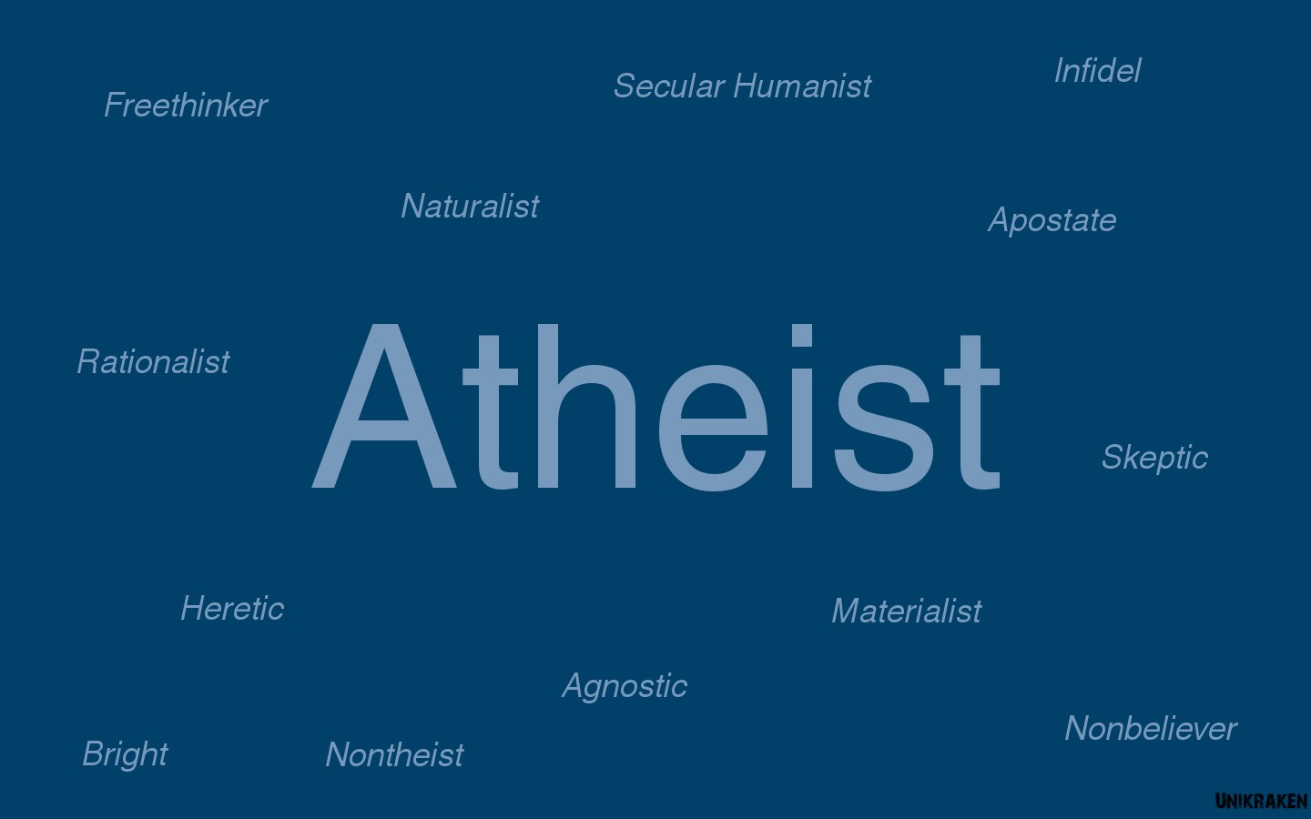 Atheist Hd Wall0aper - HD Wallpaper 