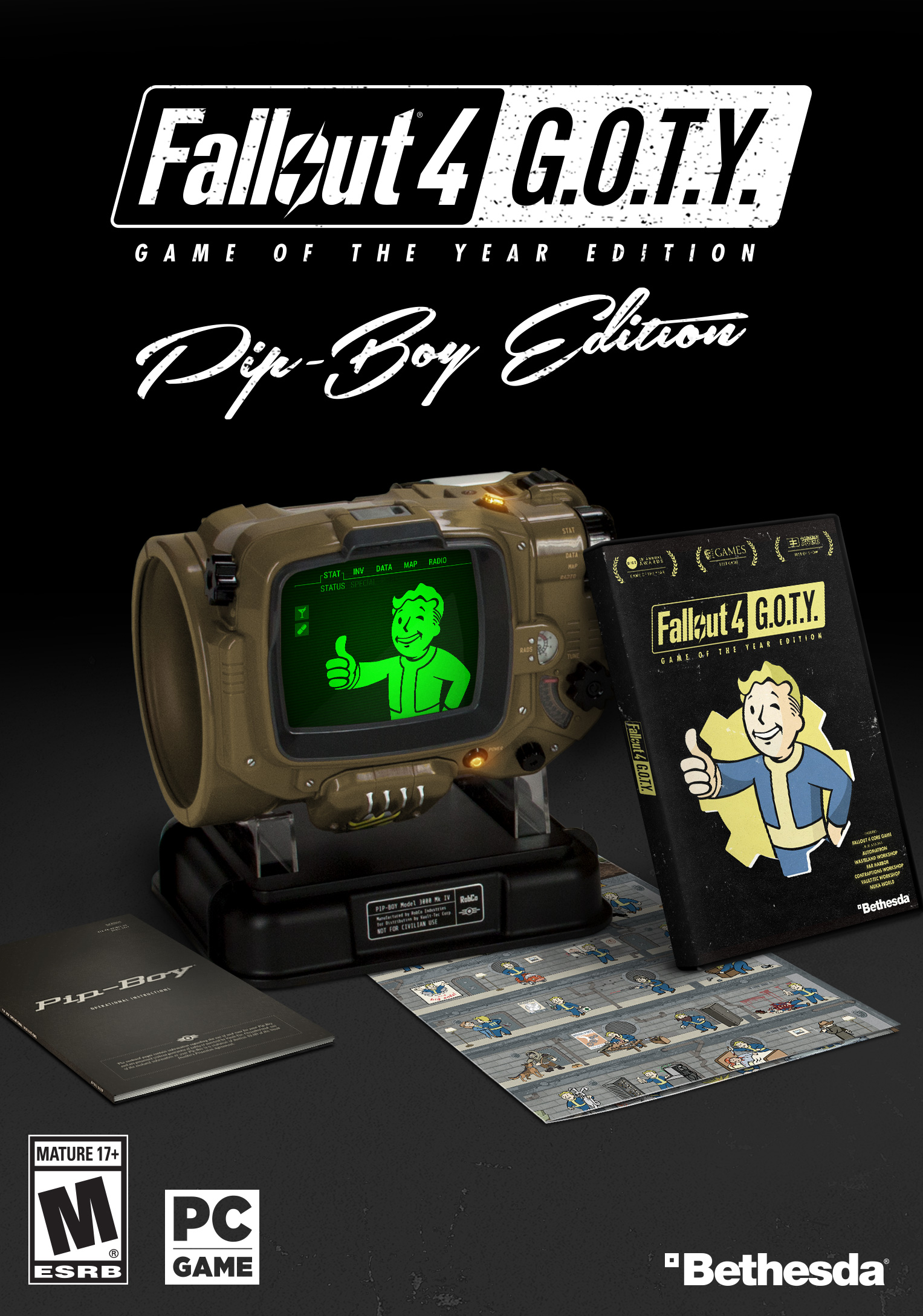 Fallout 4 Game Of The Year Edition Pip Boy Edition - HD Wallpaper 