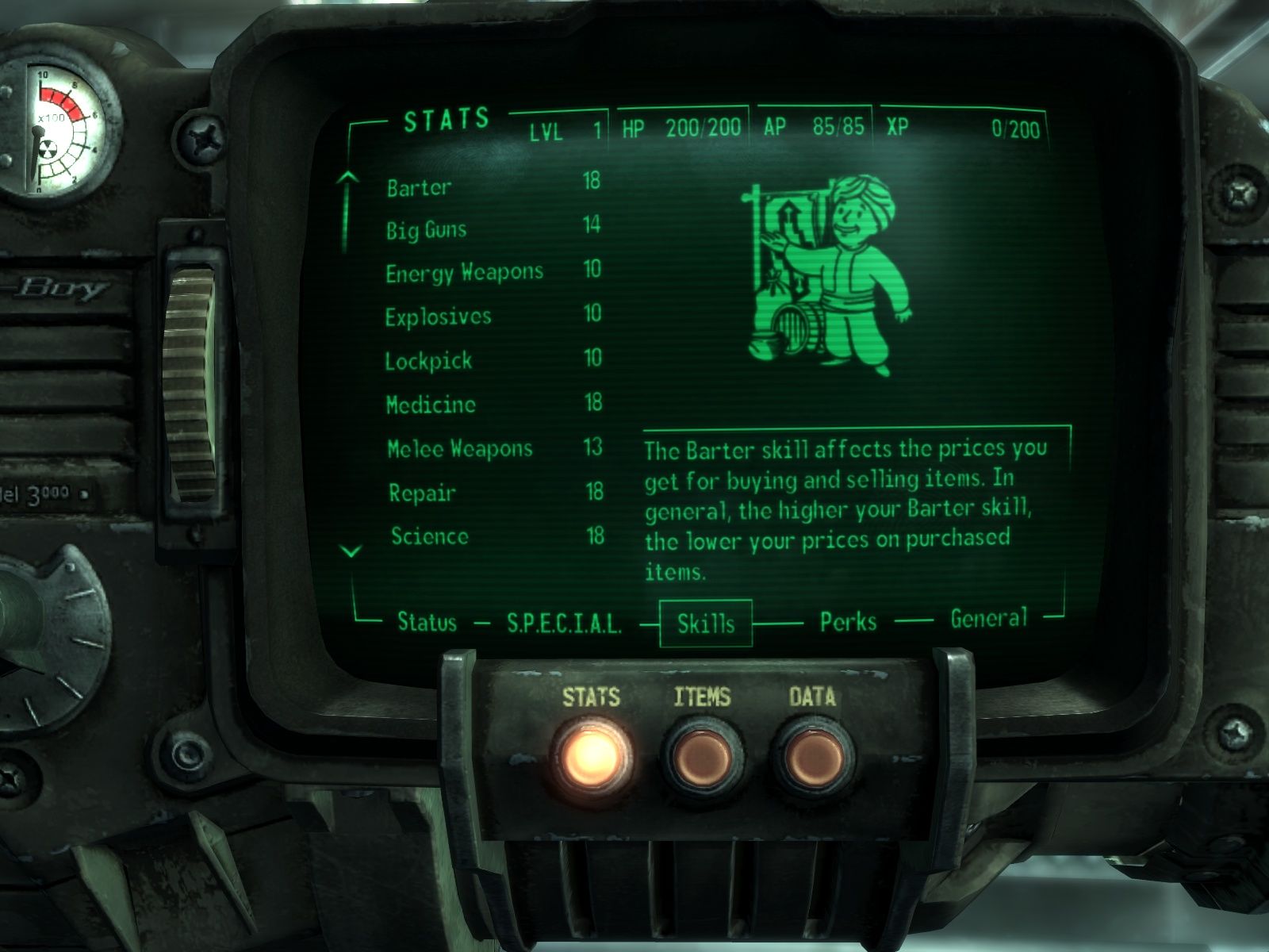 Fallout New Vegas Skill Chart - HD Wallpaper 