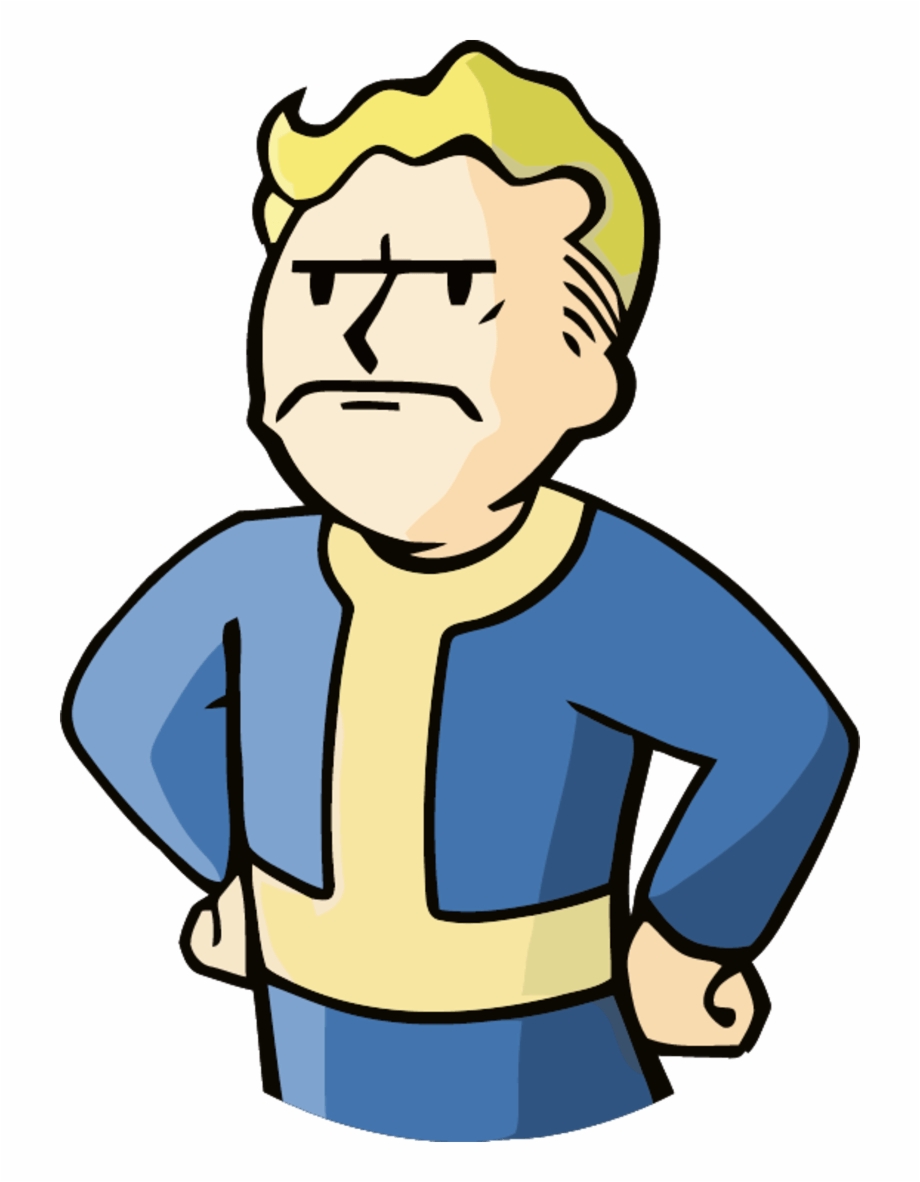 Animated Pip Boy Png - Vault Boy Thumbs Down Png - HD Wallpaper 