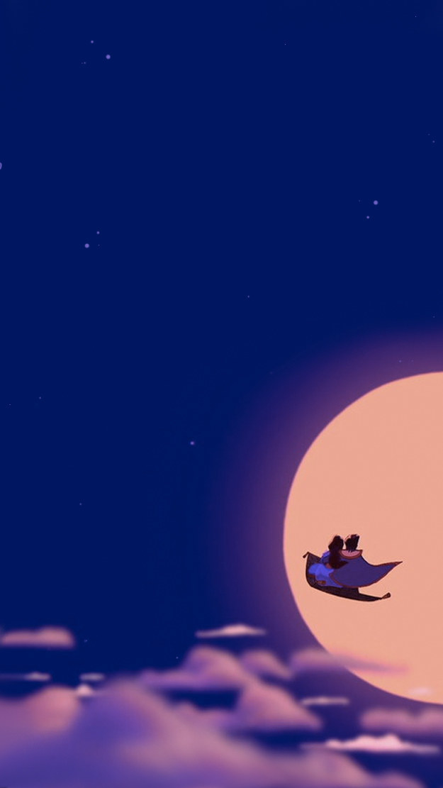 Hey Disney Fans, Please Enjoy These Gorgeous Iphone - Aladdin Background - HD Wallpaper 