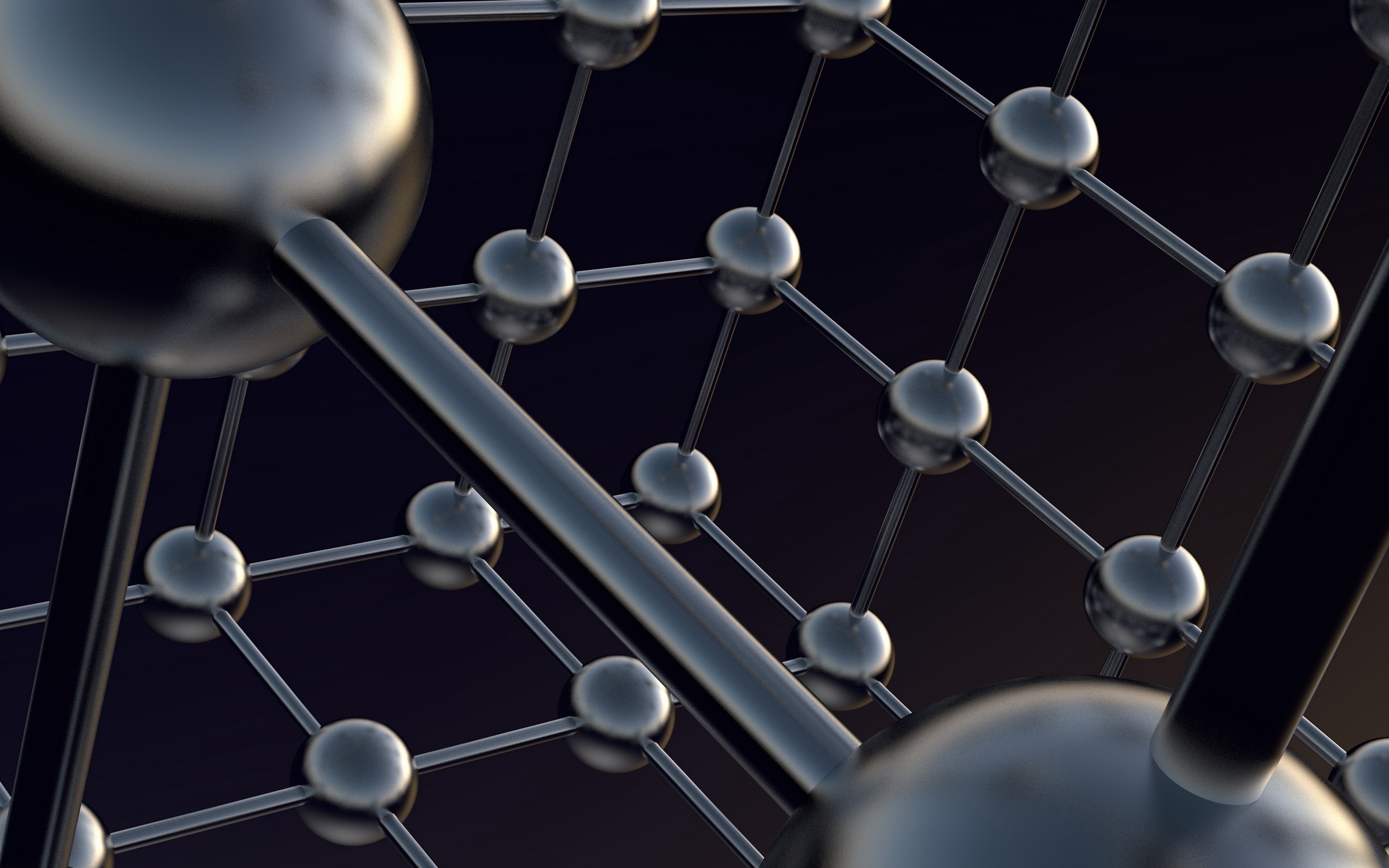 Wallpaper Atoms, Shapes, Models, Balls - HD Wallpaper 