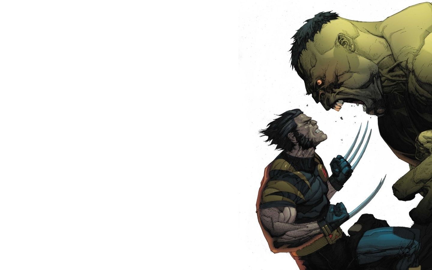 Atom Hd Wallpapers Backgrounds Wallpaper - Wolverine Vs Hulk Hd - HD Wallpaper 