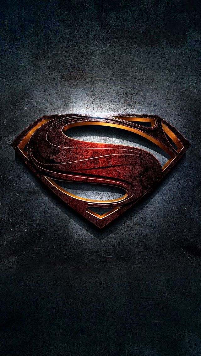 Superman Logo Wallpaper For Iphone - HD Wallpaper 