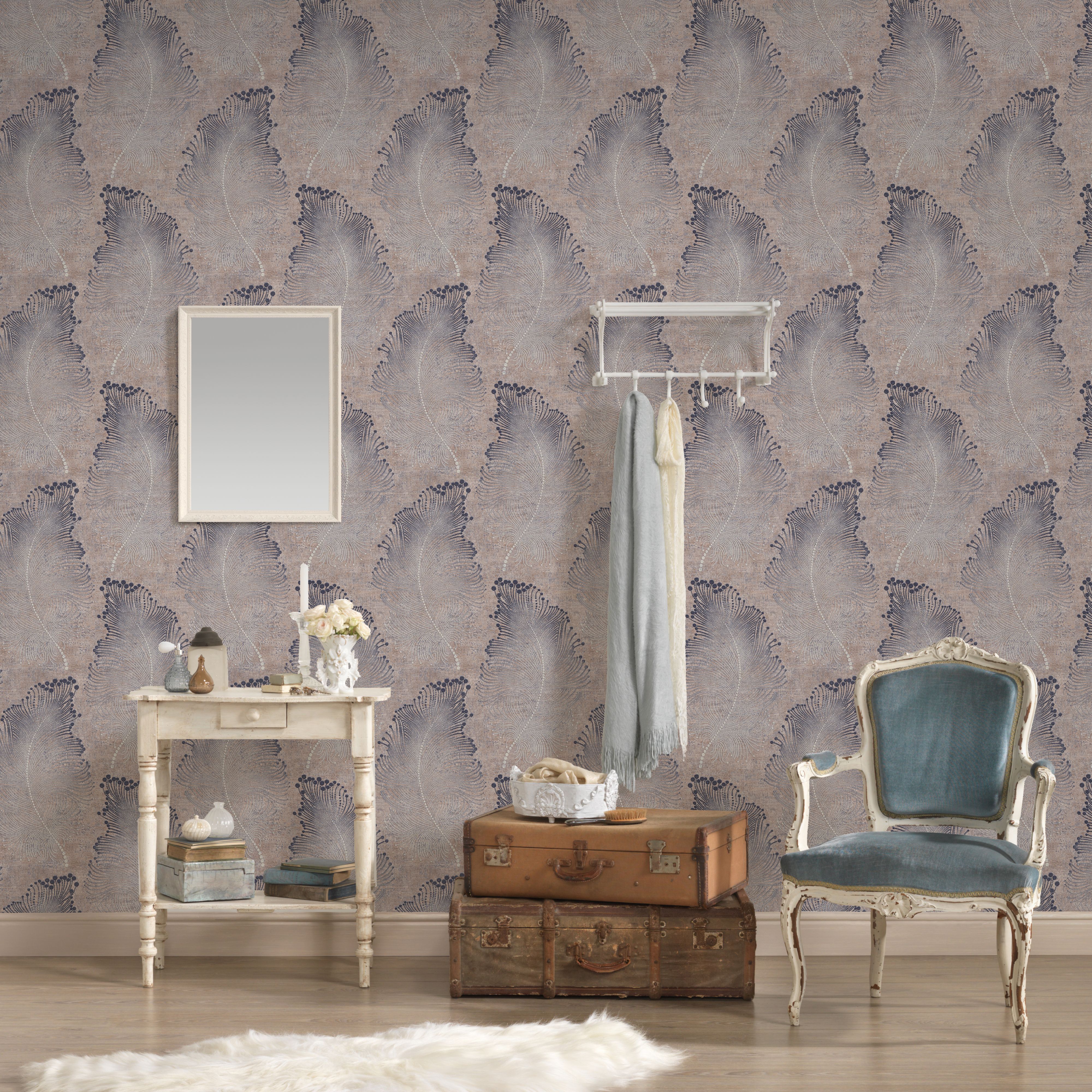 Creation Bohemian Burlesque Beige And Grey - HD Wallpaper 