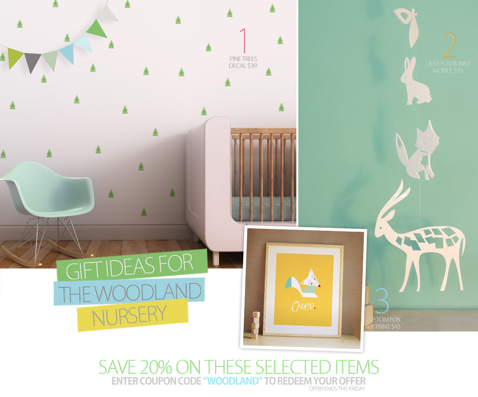 Woodland Nursery - Interior Design - HD Wallpaper 