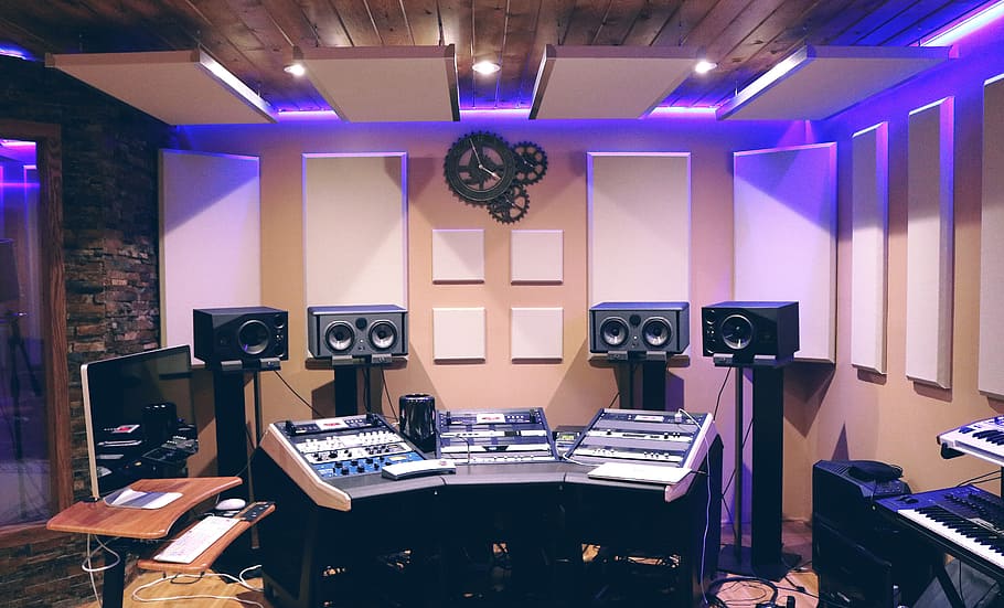 Silver And Black Recording Studio, Music, Music Studio, - HD Wallpaper 