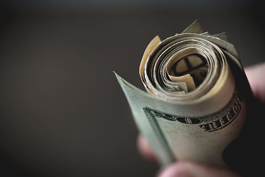 Money Rolled Photo, Bank, Wallet, Cash, Usa, Around - HD Wallpaper 