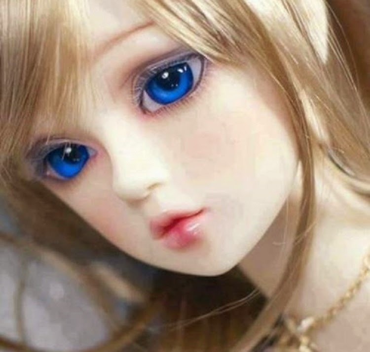 Barbie Doll Images Hd Wallpapers - Cute Blue Eyes Doll - 750x715 Wallpaper  