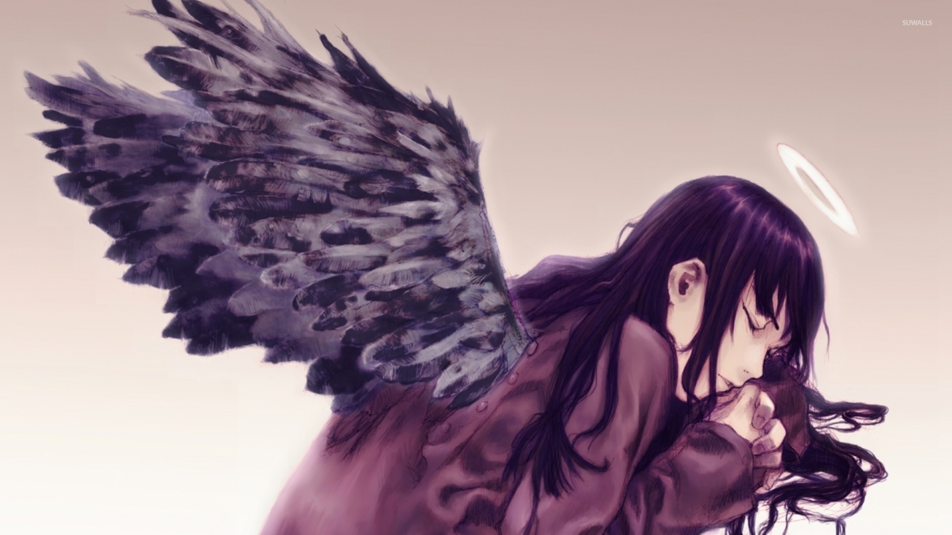 Angel Wings Wallpaper - HD Wallpaper 