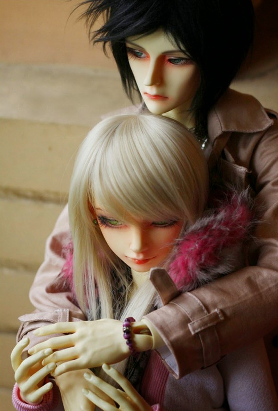 Love Cute Dolls Wallpapers - Sad Couple Pic Hd Download - HD Wallpaper 