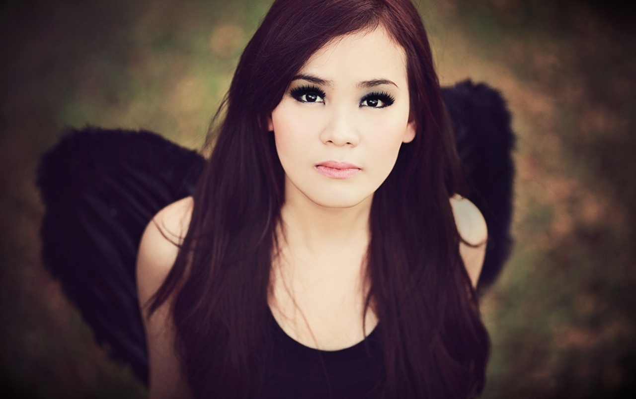 Black Angel Wings Wallpapers - Vanze And Reunify Angel - HD Wallpaper 