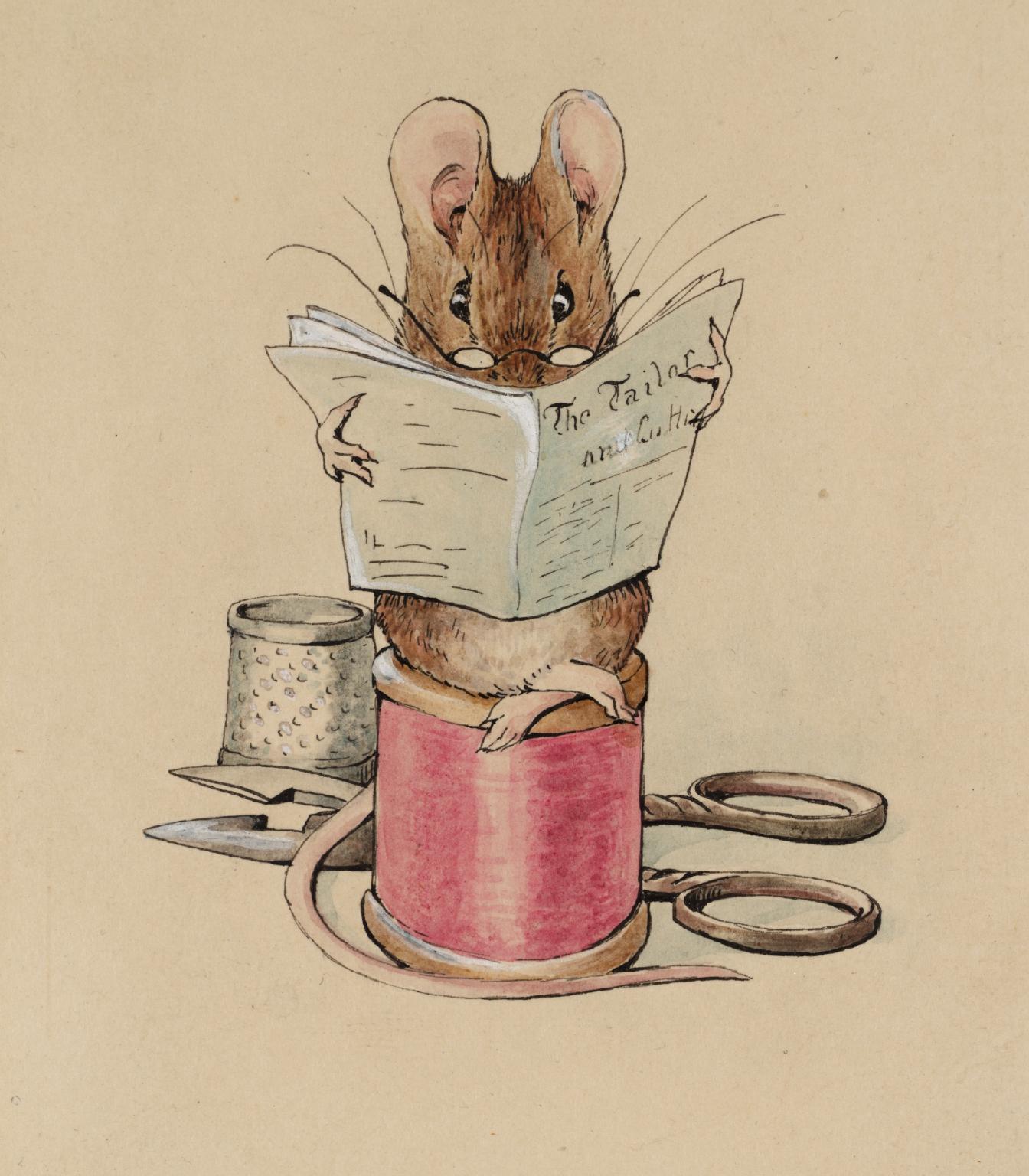 Helen Beatrix Potter, ‘frontispiece - Mouse From Peter Rabbit - HD Wallpaper 