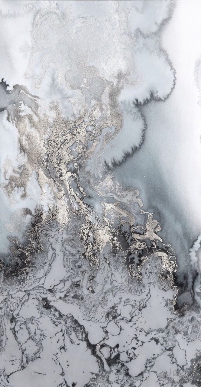 Wallpaper, Blue, And Gold Image - Iphone 7 Wallpaper Marble Hd - HD Wallpaper 