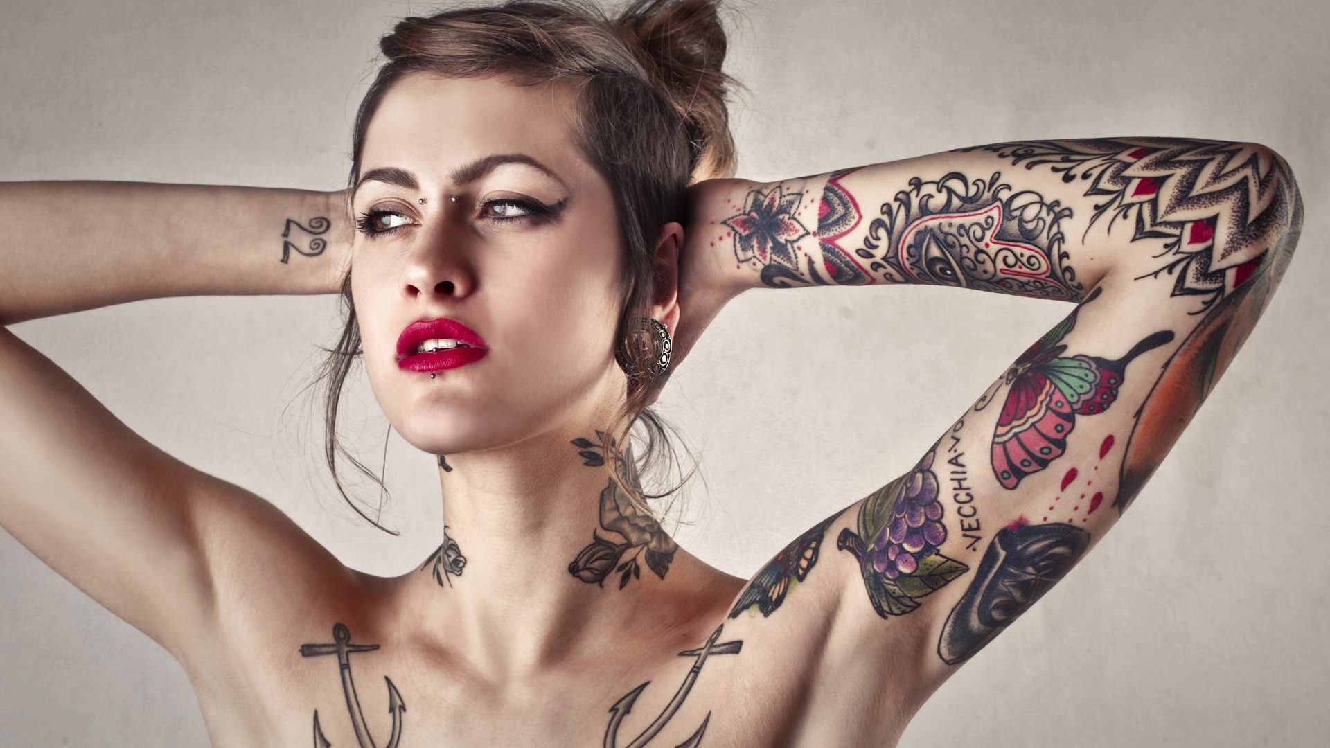 Tattoo Girl Wallpaper Hd - HD Wallpaper 
