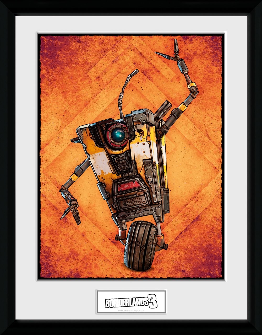 Claptrap Framed Poster - Borderlands 3 Claptrap Poster - HD Wallpaper 