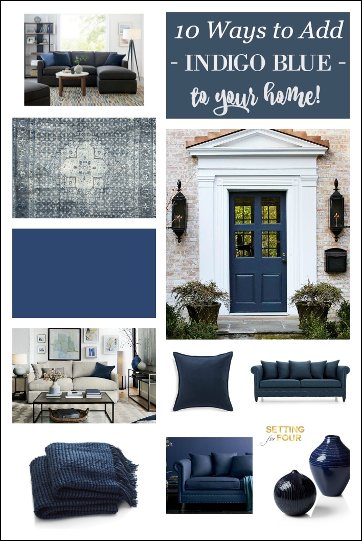 10 Amazing Ways To Add Color Trend Indigo Blue To Your - Colors That Go With Indigo Blue - HD Wallpaper 