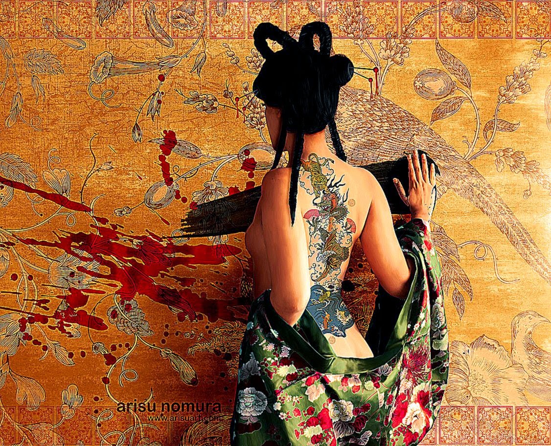Girls Hd Wallpaper Girl 3d Tattoo Wallpapers Tattoos - Tiger Tattoo - HD Wallpaper 