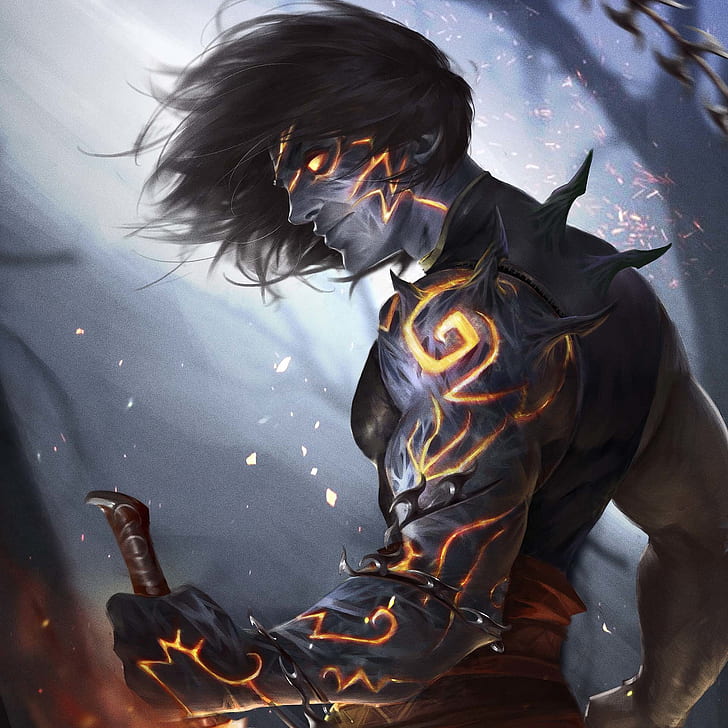 Chain, Tattoo, Dark Prince, Prince Of Persia, The Dark - Prince Of Persia Tattoo - HD Wallpaper 