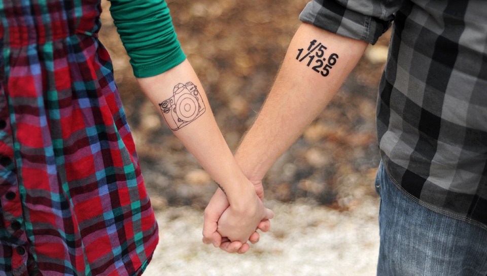 Wallpaper Hands, Tattoos, Couple, Love, Tattoo - Matching Tattoo Ideas For  Couples - 960x544 Wallpaper 
