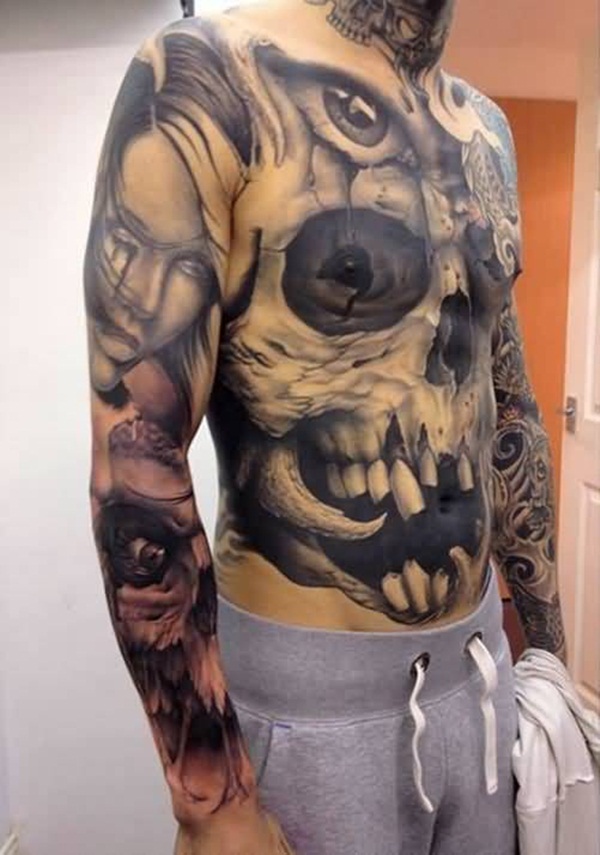 Skull Tattoo Designs For Boys And Girls36 - Skull Tattoos - HD Wallpaper 