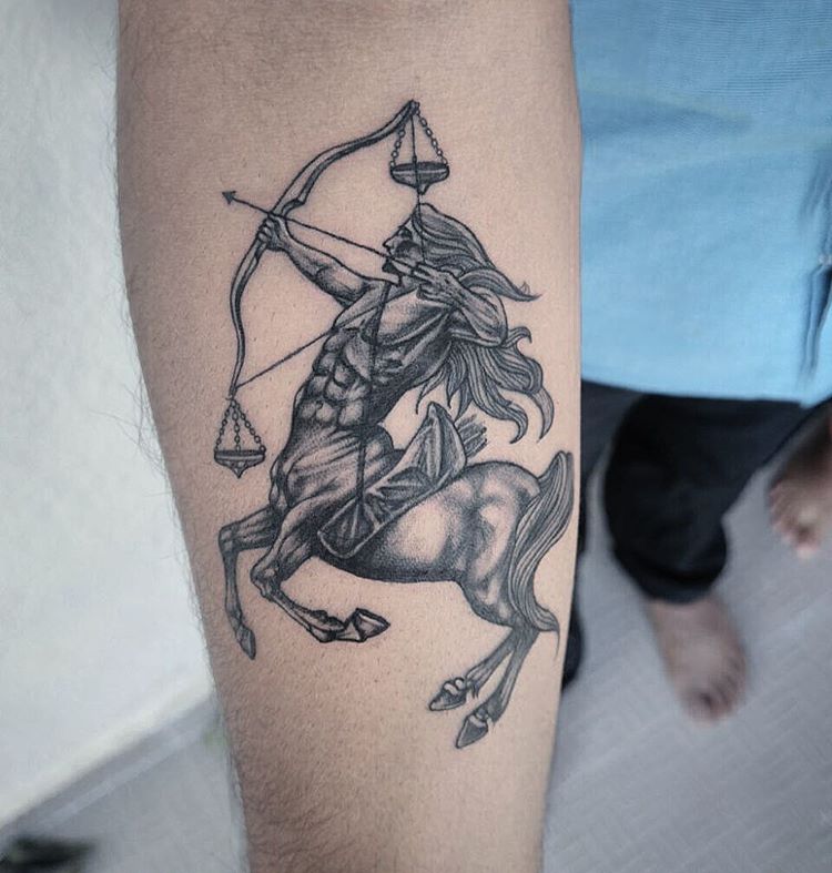 Sagittarius Tattoo - HD Wallpaper 