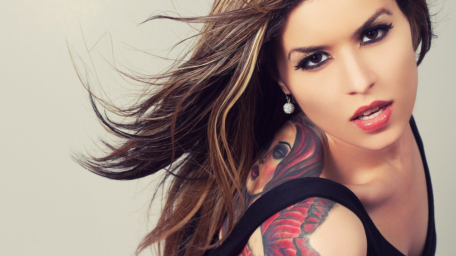 Tattoo Girl Wallpaper 1920x1080 - HD Wallpaper 