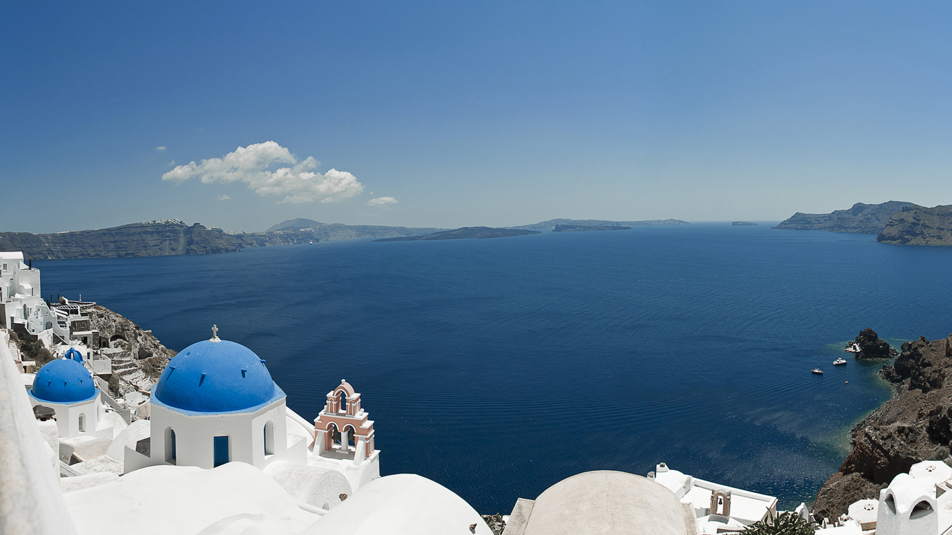 Santorini - HD Wallpaper 