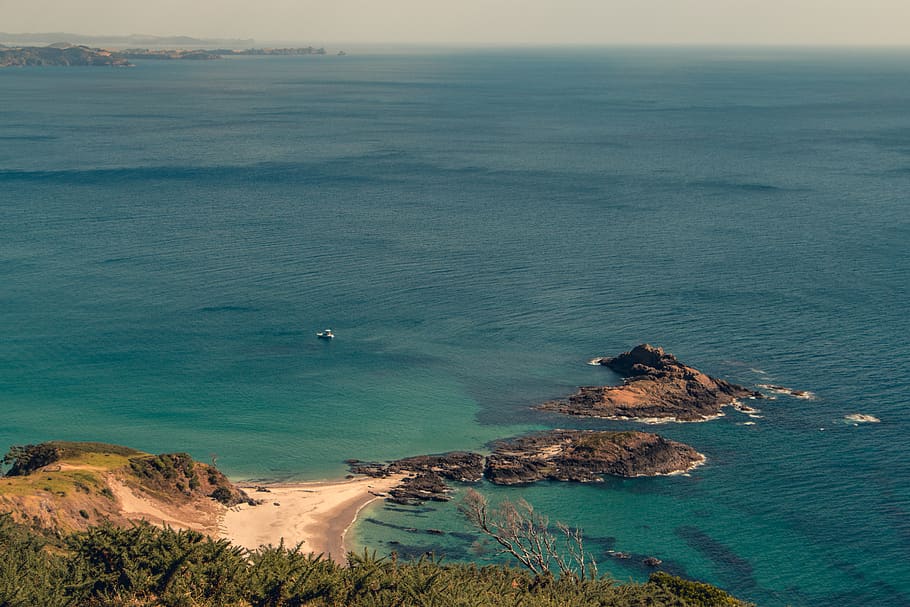 New Zealand, Whangarei Heads, Ocean Beach, Relaxing, - Sea - HD Wallpaper 