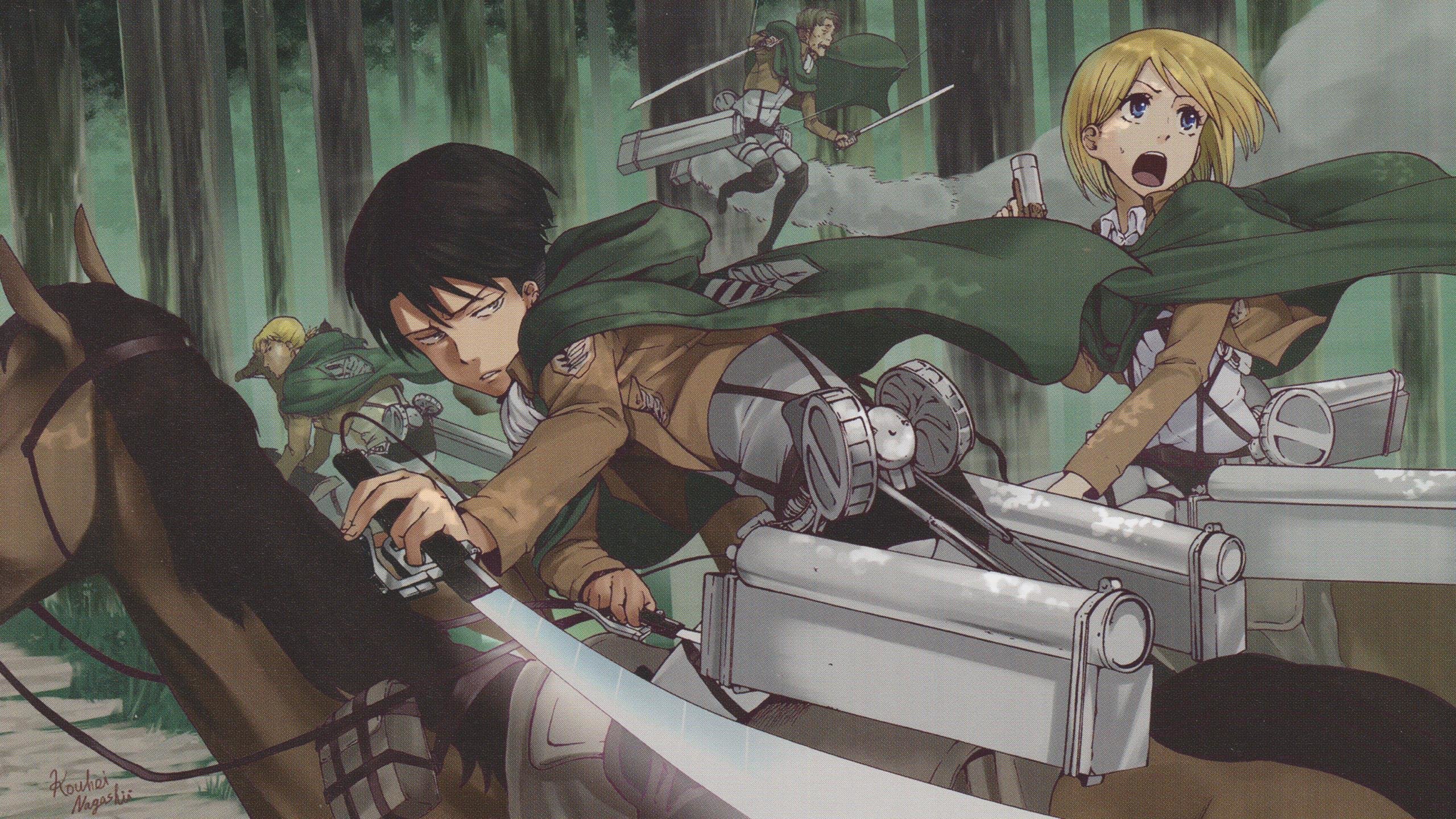 Awesome Levi Ackerman Free Wallpaper Id - Attack On Titan Levi Horses - HD Wallpaper 