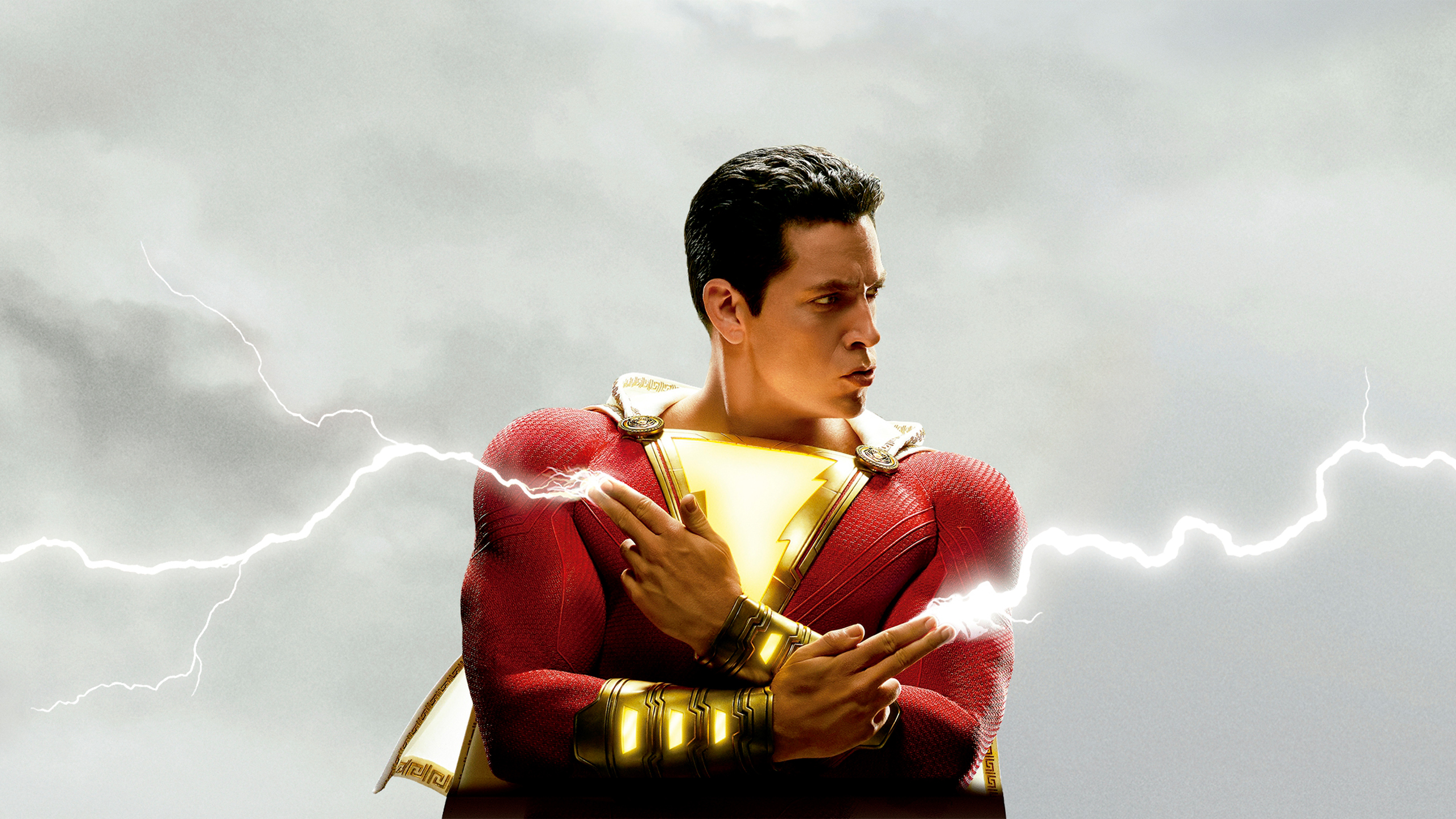 Zachary Levi As Shazam Wallpapers - Shazam Film - HD Wallpaper 