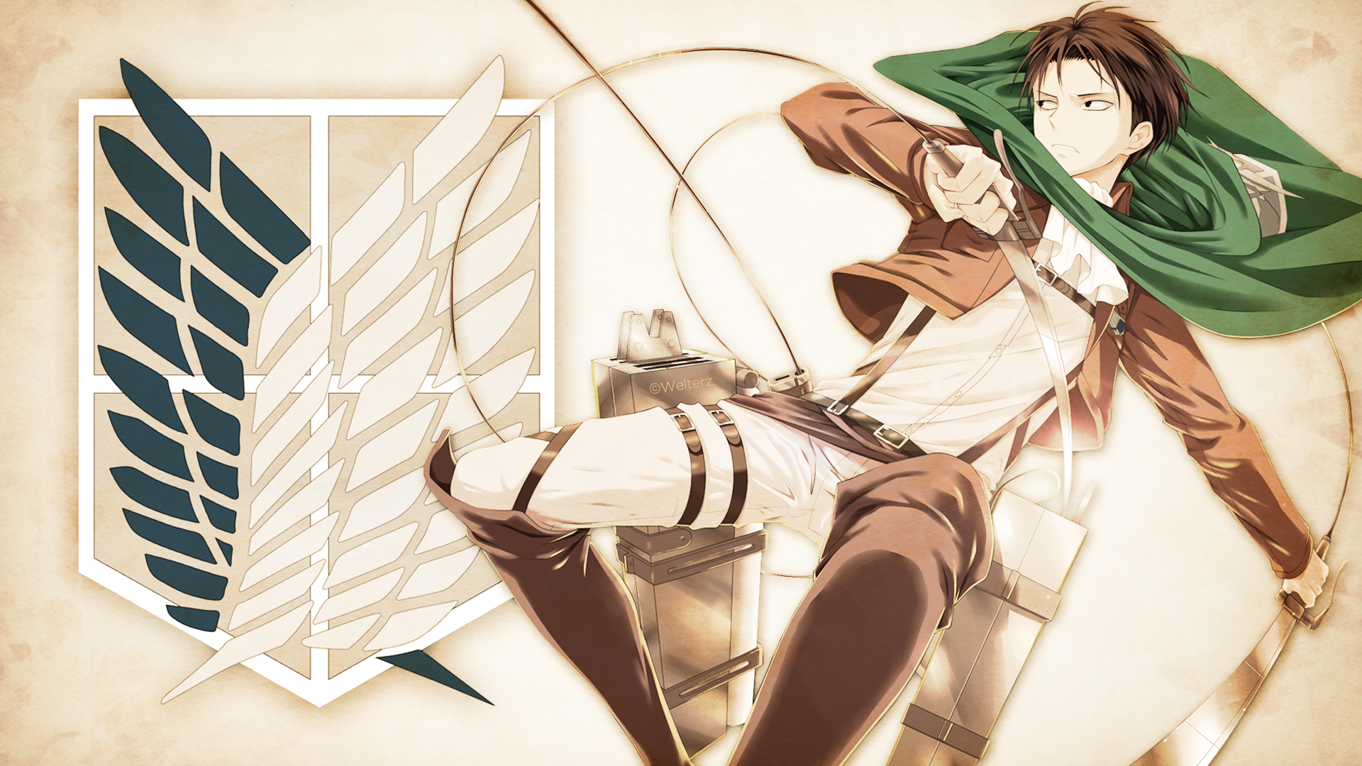 Anime Wallpaper Attack On Titan Levi - HD Wallpaper 