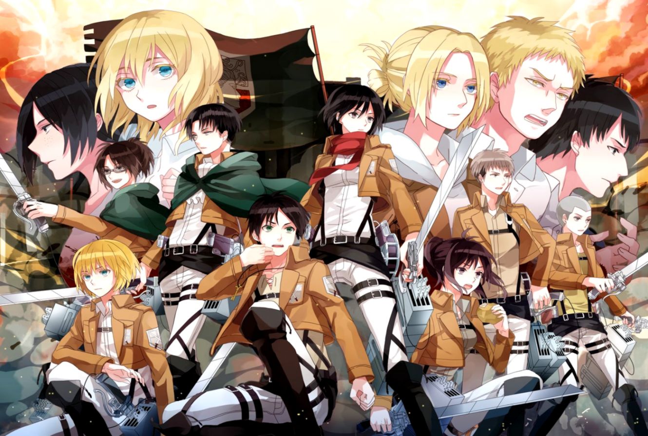 407 Levi Ackerman Hd Wallpapers Background Images Wallpaper - Attack On Titan Family - HD Wallpaper 