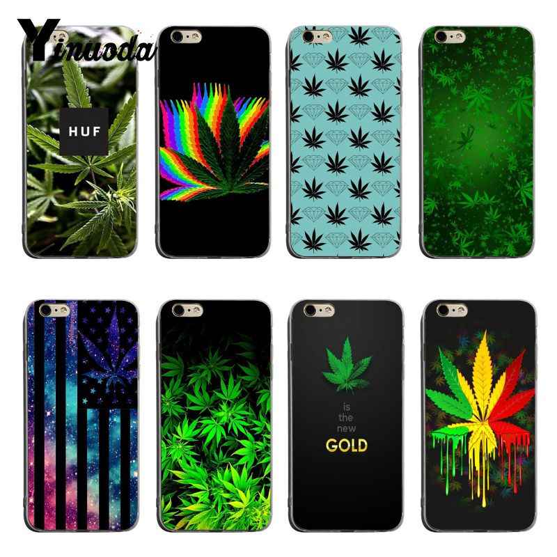 Yinuoda Weed Leaf Grass Huf Transparent Soft Tpu Phone - Dreamville Phone Case - HD Wallpaper 