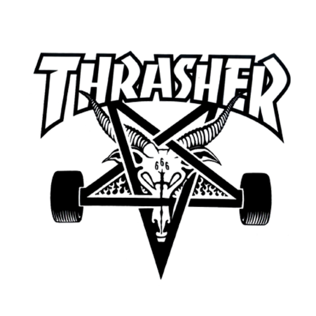 Skates Drawing Thrasher - Thrasher Logo Vector - HD Wallpaper 