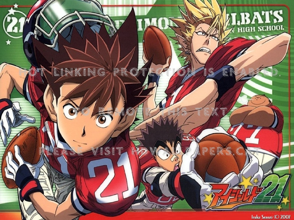 Eyeshield 21 Yoichi Hiruma Taro Raimon Sena Eyeshield 21 Wallpaper