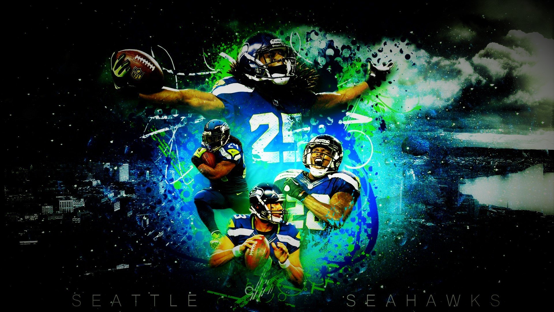 Cool Seahawks Backgrounds - HD Wallpaper 