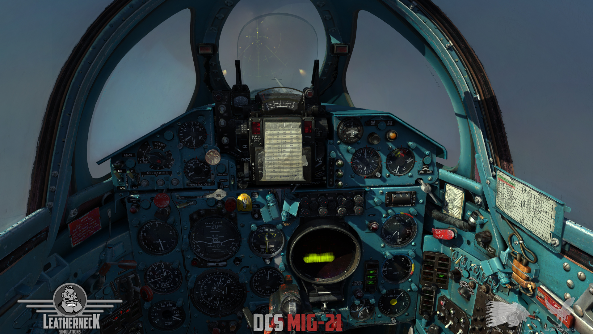 Dcs Mig 21 Cockpit - HD Wallpaper 
