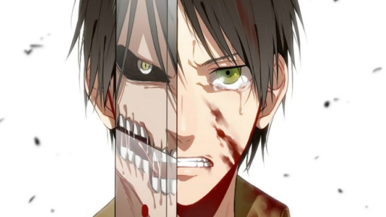 Attack On Titan Eren Half Titan - HD Wallpaper 