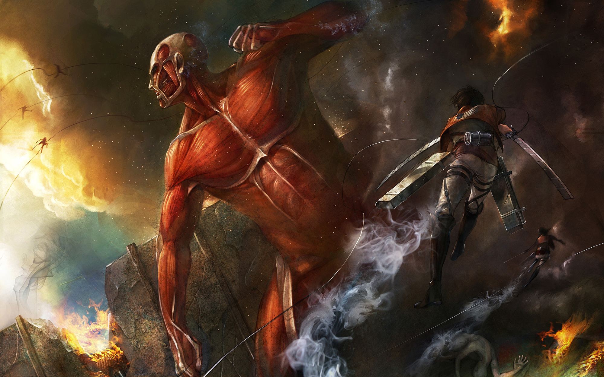 Attack On Titan - HD Wallpaper 