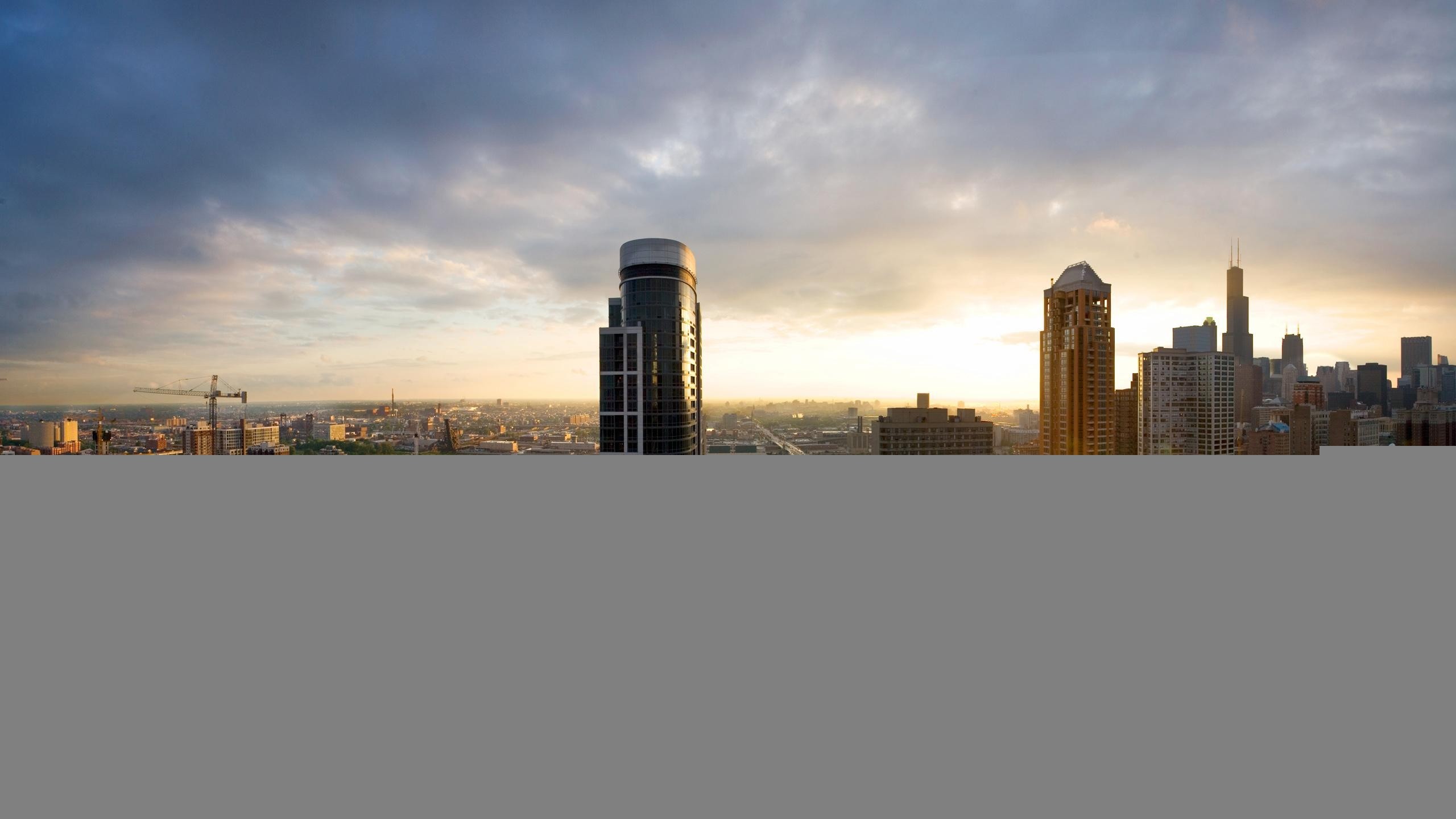 2560x1440, Size - City Sunset - HD Wallpaper 