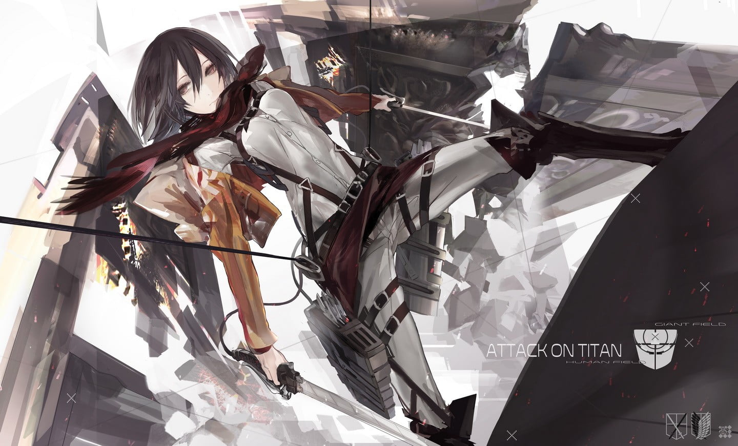 Attack On Titan Sexy Mikasa - HD Wallpaper 