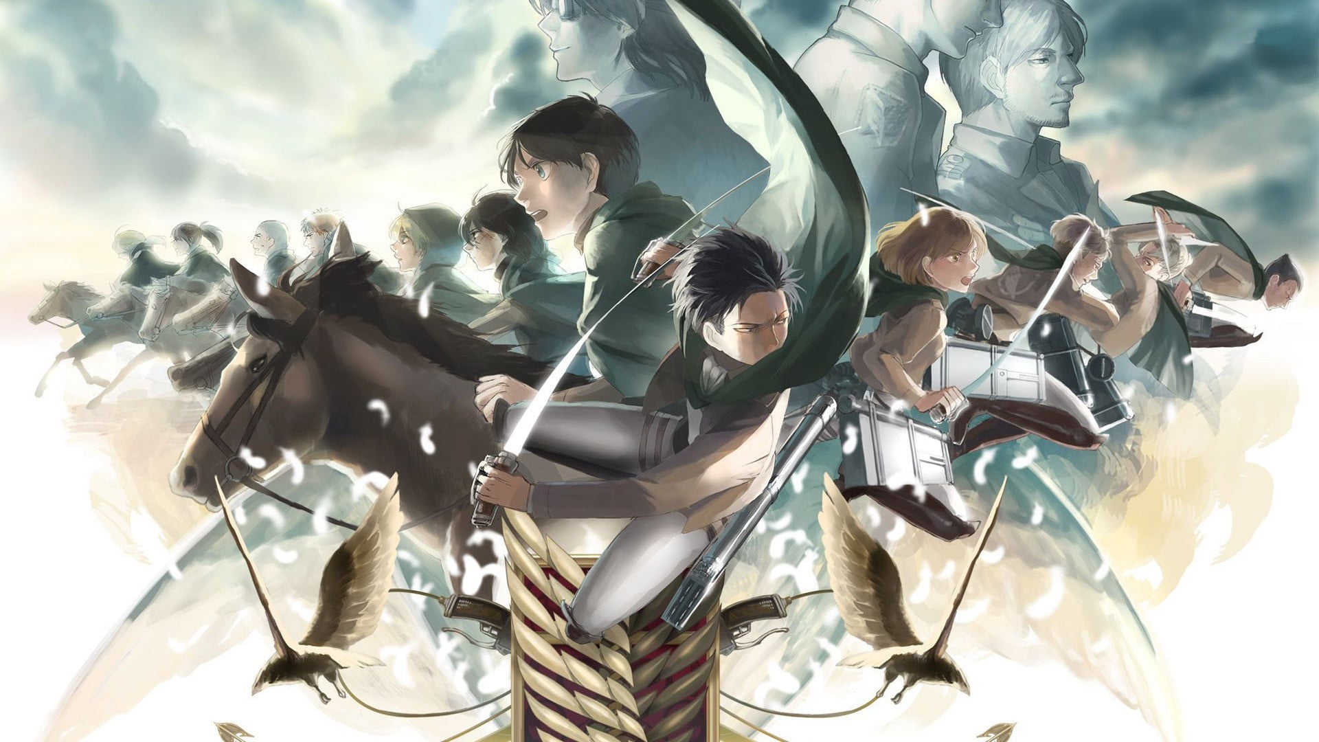 Shingeki No Kyojin 3 - HD Wallpaper 