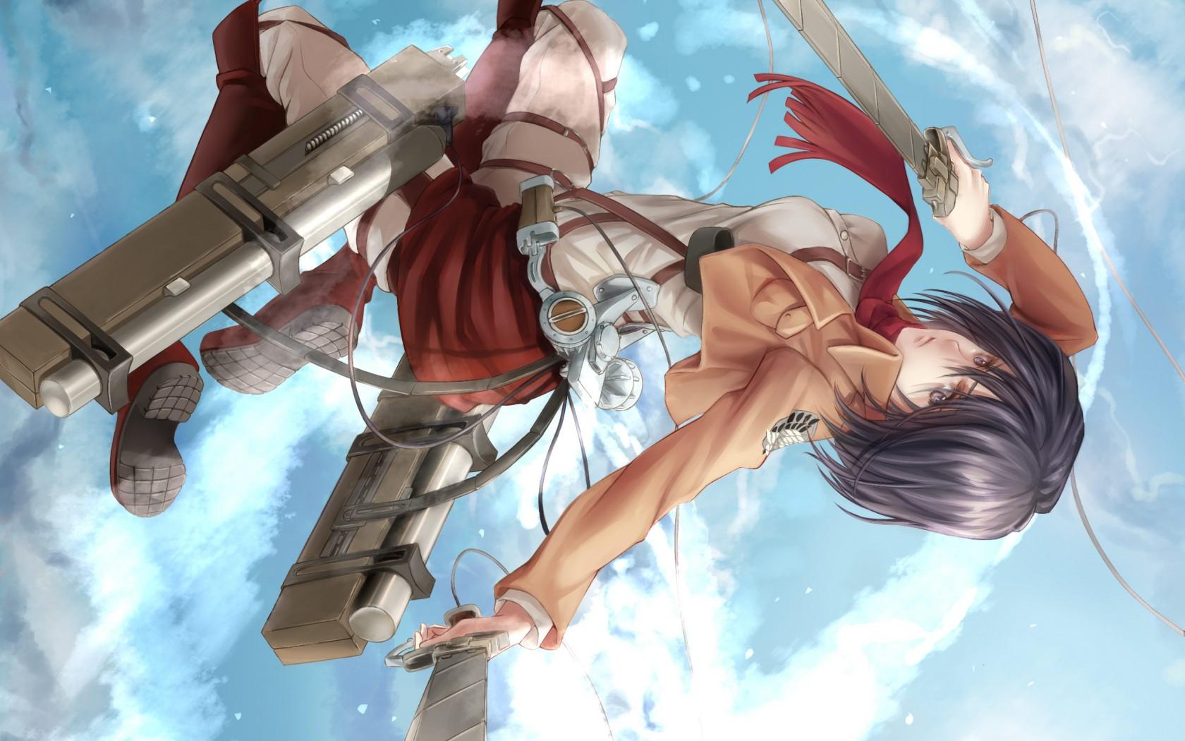 Akatsuki-sora, Mikasa Ackerman, Shingeki No Kyojin - Mikasa Ackerman - HD Wallpaper 