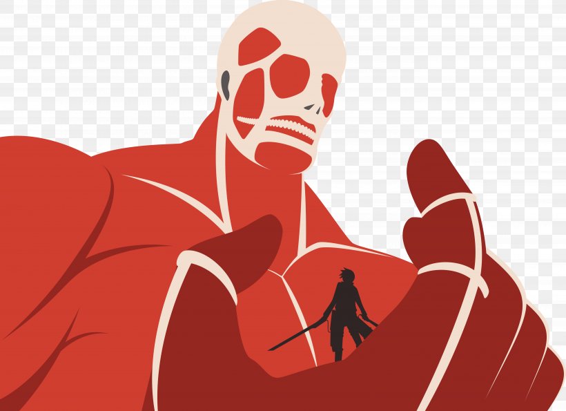 A - O - T - - Wings Of Freedom Eren Yeager Attack On - Colossal Clipart - HD Wallpaper 