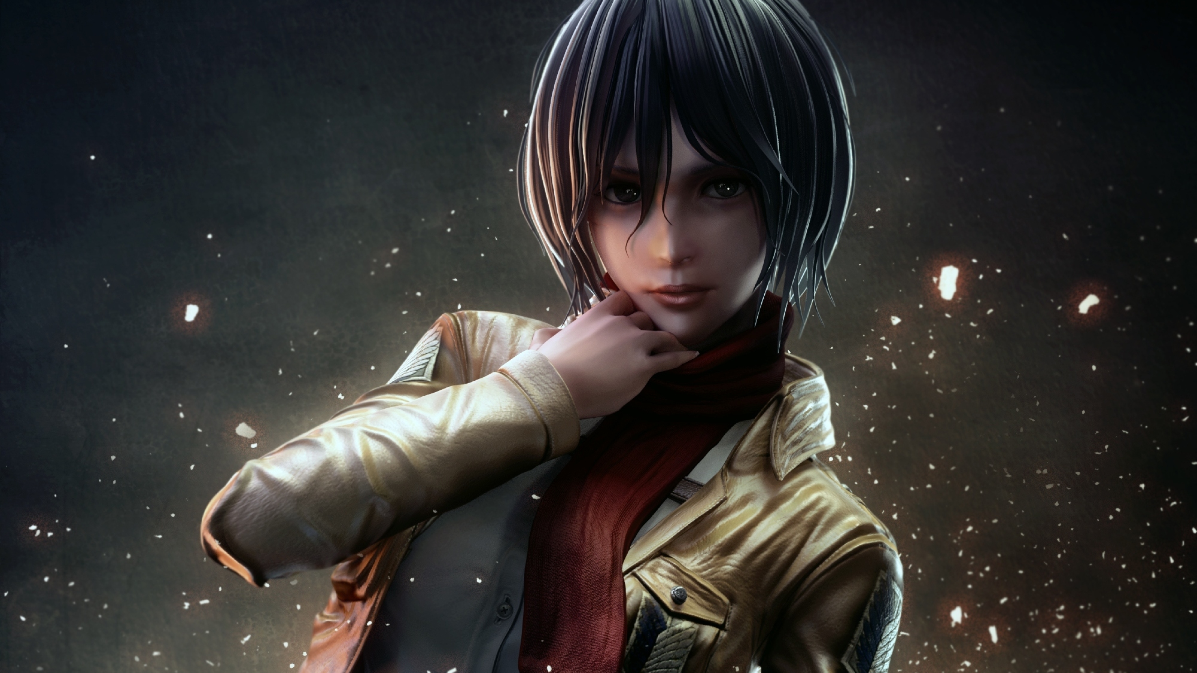 Attack On Titan Wallpaper Mikasa - HD Wallpaper 