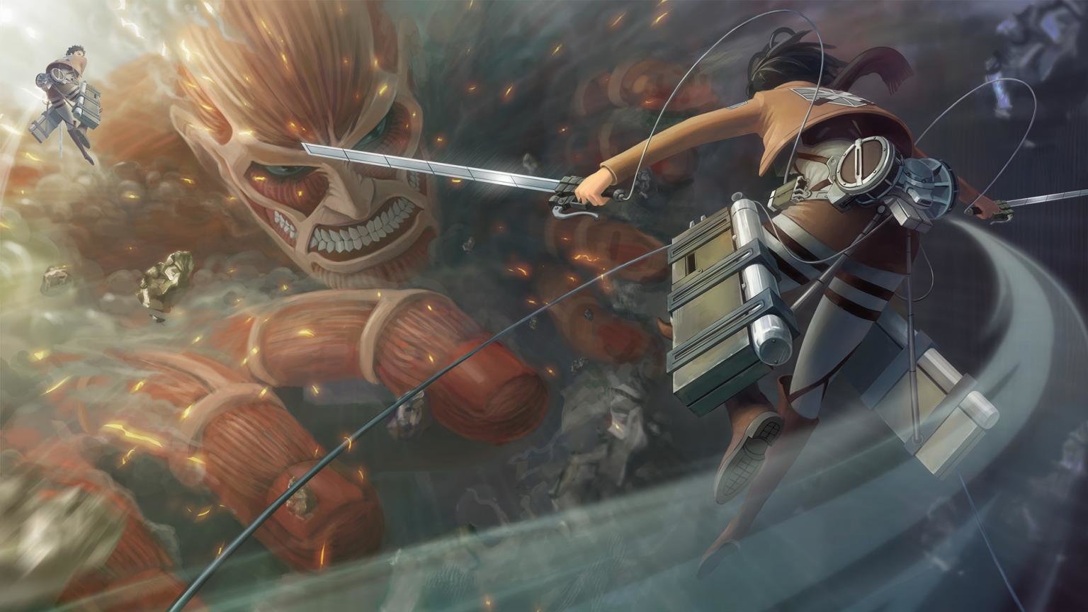 Free Mikasa Ackerman High Quality Background Id - 4k Attack On Titan - HD Wallpaper 