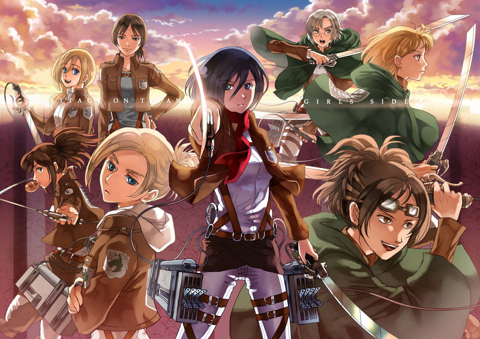 Attack On Titan Girl - HD Wallpaper 